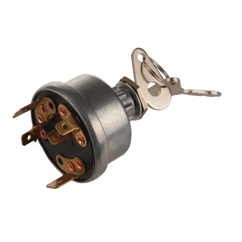 Vista 2 de 3107556R92, K203992 Interruptor de encendido con 2 llaves de repuesto para Lucas, David Brown, retroexcavadora, coche universal, tractor, remolque