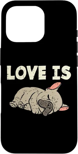Vista 20 de Love is French Bulldog - Funda de regalo para iPhone 17