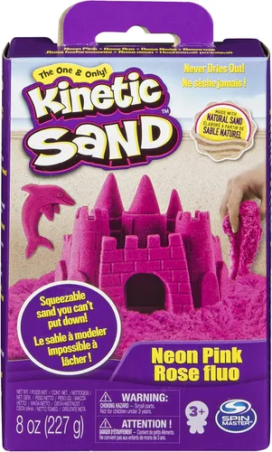 Vista 8 de Kinetic Sand Caja de neón de 8 onzas (variedad de colores, estilo seleccionado al azar. Una suministrada)