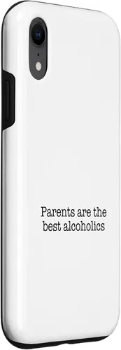 Vista 3 de iPhone XR Parents are the best alcoholics Case