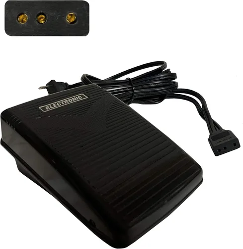 Vista 3 de HimaPro Pedal de control de pie y cable de alimentación para máquinas de coser nacionales e importadas, control de velocidad variable