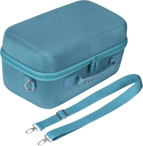 Vista 6 de Lebakort Funda rígida compatible con altavoz portátil Bose SoundLink Max, funda azul piedra Caja azul piedra