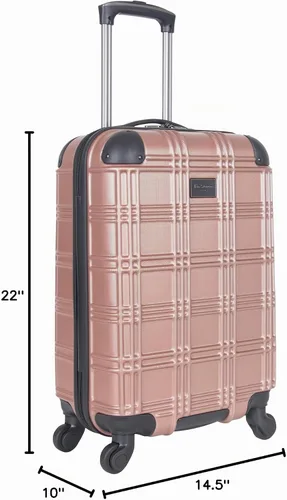 Vista 6 de Ben Sherman Nottingham - Maleta rígida de viaje, Rose gold), 180352RG Oro rosa