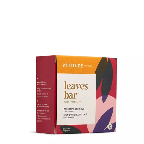 Vista 2 de ATTITUDE Barra de champú nutritiva, origen natural, para cabello suave y de aspecto saludable, aceite de aguacate, ingredientes verificados