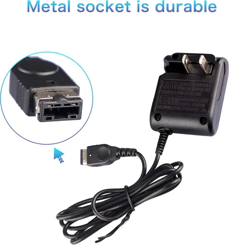 Vista 7 de Cargador para Gameboy Advance SP, adaptador de corriente alterna, cable de carga para Nintendo DS y Gameboy Advance SP (GBA SP) 5.2V 450mA