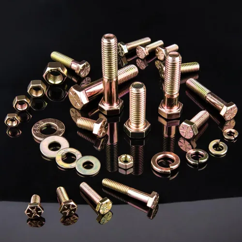 Vista 3 de FOLIV Kit surtido de 523 tornillos y tuercas de grado 8, surtido de tuercas y pernos resistentes, pernos hexagonales SAE 1/4-20 5/16-18 3/8-16