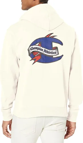 Vista 2 de Champion Men's Powerblend Fleece Hoodie, Old English C