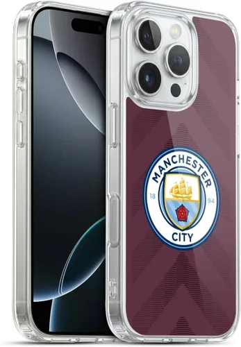 Vista 66 de Head Case Designs Funda de gel con licencia oficial del Manchester City Man City FC Away 2022/23 [protección de grado militar] compatible con Apple