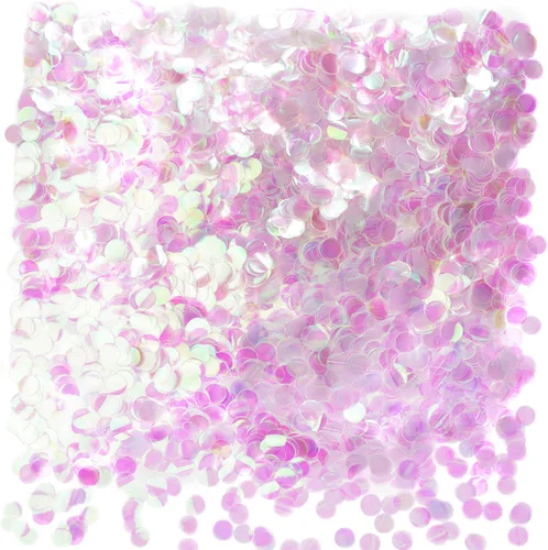 Vista 8 de Confeti de mesa de corazón burdeos – Confeti metálico en forma de corazón de papel de aluminio para el día de San Valentín, confeti de Mylar
