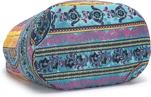Vista 195 de Bolsa de hombro para mujer, de lona en estilo hippie/bohemio para llevar cruzada al hombro, disponible en diferentes colores y estampados