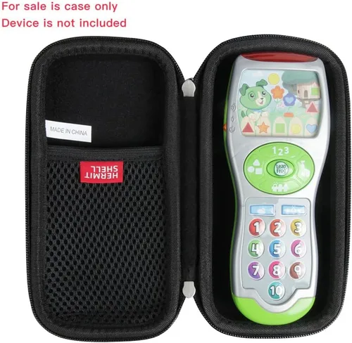 Vista 2 de Hermitshell Estuche rígido de viaje para control remoto de luces de aprendizaje de Leapfrog Scout (negro)
