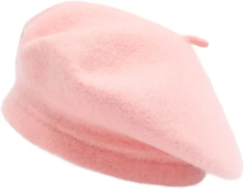 Vista 49 de ZLYC - Boina francesa de lana unicolor para mujeres y niñas
