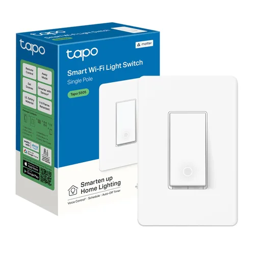 Vista 12 de TP-Link Tapo Matter - Interruptor de atenuación inteligente: control de voz con Siri, Alexa y Google Assistant, certificado UL, temporizador