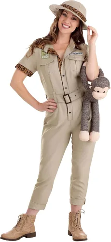 Vista 4 de Womens Zookeeper Costume Zookeeper Outfit for Halloween