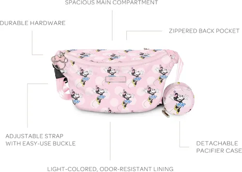 Vista 2 de Park Pack - Bolsa cruzada para el cuerpo, riñonera, organizador de bolso cruzado, bolsa para cinturón para mujeres, hombres, regalos para fanáticos