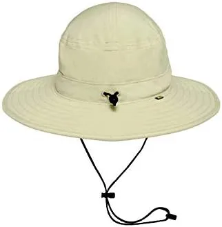 Vista 2 de Boonie Sombrero de Protección Solar [UV Explorer Boonie] (Tan - Khaki)