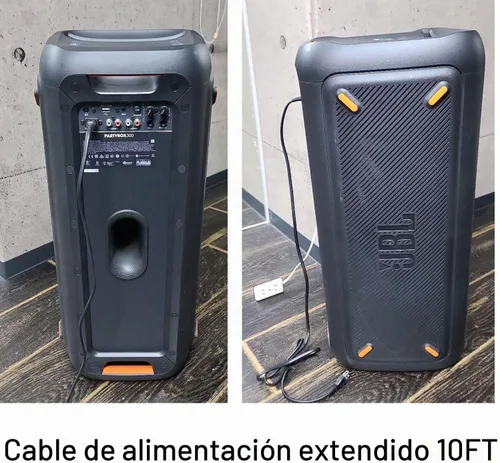 Vista 6 de Cable de alimentación de CA de 2 puntas para altavoz portátil JBL PartyBox