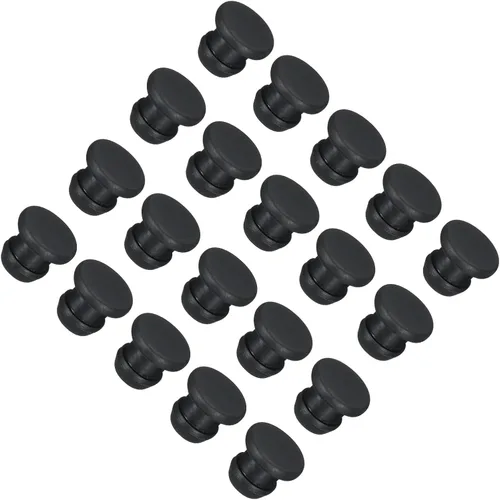 Vista 9 de MECCANIXITY Tapones de silicona con bloqueo de clic para cubrir agujeros de panel, sello de panel de goma tipo empotrado redondo para antepechos