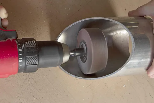 Vista 6 de Gator - Rueda de aleta montada en taladro de 3 pulgadas, óxido de aluminio, grano grueso