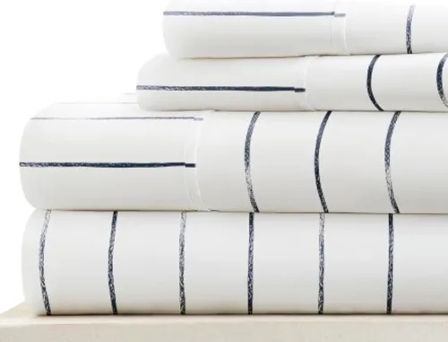 Vista 12 de Linen Market Juego de sábanas de 4 piezas tamaño matrimonial (gris claro cambray) – Duerme mejor que nunca con estas sábanas ultrasuaves y Cambray