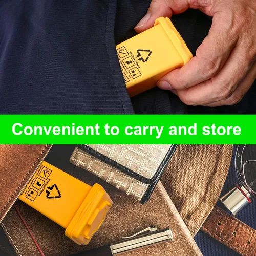 Vista 6 de Estuche de soporte de cono preenrollado – Se adapta a conos de 2 x 1 1/4, caja de cigarrillos con soporte para encendedor, caja de almacenamiento