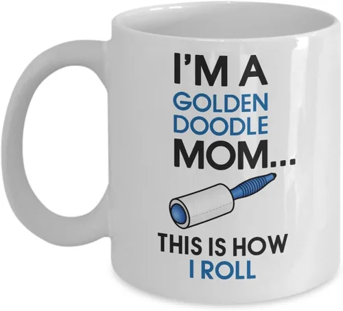 Vista 3 de DogsMakeMeHappy Taza de esquimales americanos, taza de mamá esquimal americana, regalo de mamá esquimal americana, regalo para amantes