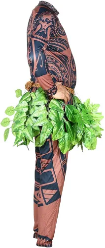 Vista 4 de Maui Tattoo Cosplay CostumePants Halloween Cosplay Costume Maui Costume Adult Men