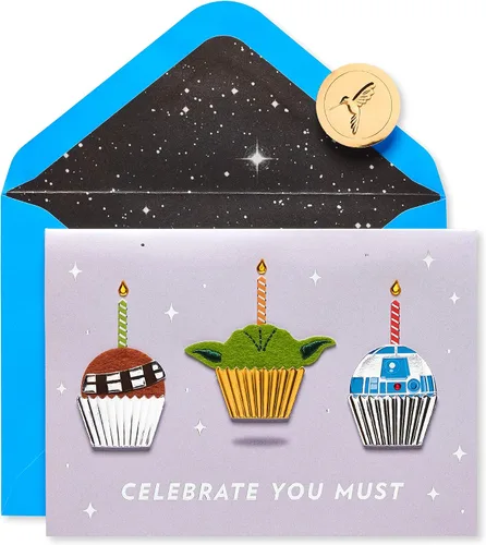 Vista 11 de Papyrus Surtido de tarjetas de cumpleaños de Star Wars, BB-8 y Yoda (3 unidades)