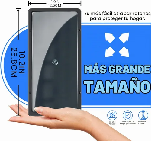 Vista 4 de Landisun Trampas de pegamento para ratas de ratón para interior para el hogar, ratones de serpiente, control de plagas de araña