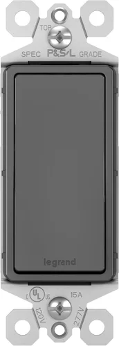 Vista 44 de Legrand Radiant TM874DBCC6 Interruptor de pared basculante de 15 amperios, interruptores de luz decorativa de 4 vías, bronce oscuro (1 unidad)