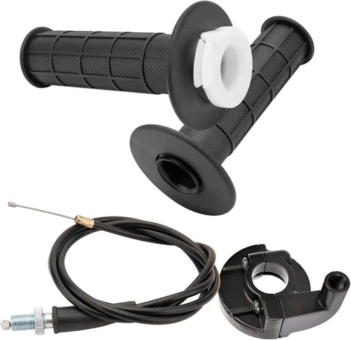 Vista 8 de Empuñaduras y cable del acelerador para ATV Quad Pit / Dirt Bike Baja Mini Bike Mb165 Mb200 196cc 200cc Doodlebug Bike Compatible con barra de 22mm