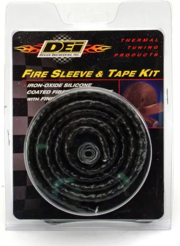 Vista 2 de Kit de Mangas y Cinta de Protección contra el Fuego de Design Engineering 3/4" I.D. x 1m – Protección contra el Calor a Alta Temperatura