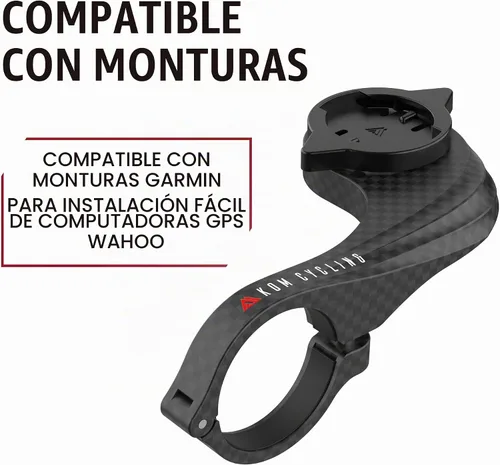 Vista 4 de KOM Cycling Adaptador de cuarto de vuelta compatible con computadoras