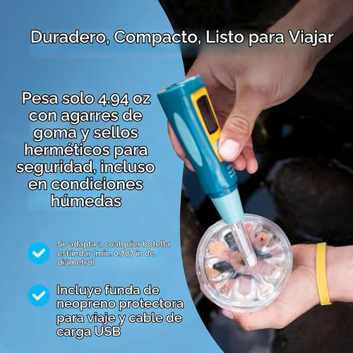 Vista 6 de SteriPen Purificador de agua ultra UV, recargable por USB