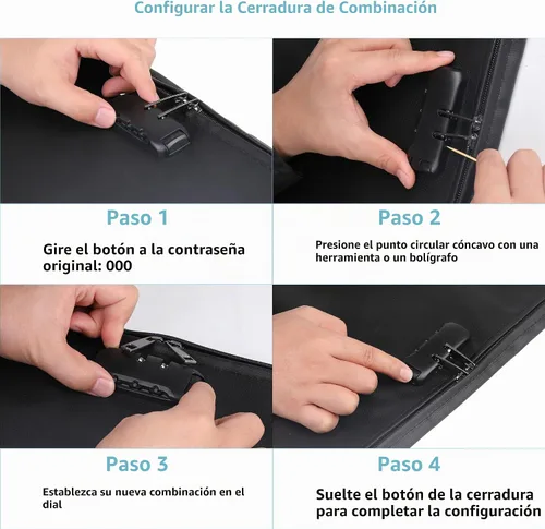 Vista 9 de Bolsa de documentos ignífuga de 2000℉ con bloqueo de contraseña, color negro, 14.3 x 10.2 pulgadas, bolsa de dinero ignífuga para efectivo