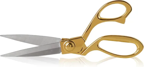 Vista 3 de eZthings®, tijeras resistentes tapizadas de 12" para cortes artísticos y confección de manualidades, tapetes.