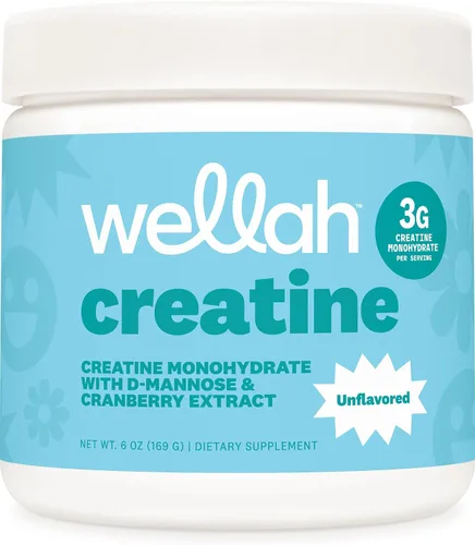 Vista 23 de Wellah Creatina para mujer (Blue Hawaii) 50 porciones, 0.11 onzas por porción Con diente de león y extracto de arándano
