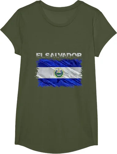 Vista 78 de Camiseta El Salvador, Negro