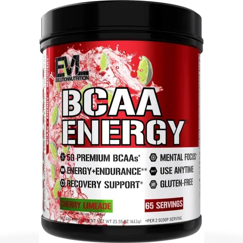 Vista 19 de EVL BCAA - Polvo de aminoácidos BCAA rehidratante, bebida de recuperación después del entrenamiento con cafeína natural, BCAA Energy Polvo