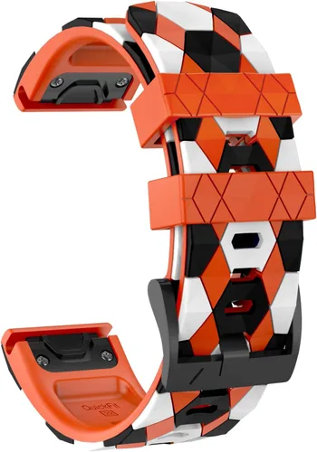 Vista 2 de OVERSTEP Correa de reloj compatible con Fenix 5, correa de ajuste rápido de 0.866 pulgadas para Garmin Fenix 5 Plus/Fenix 6/Fenix 6 Pro/Fenix