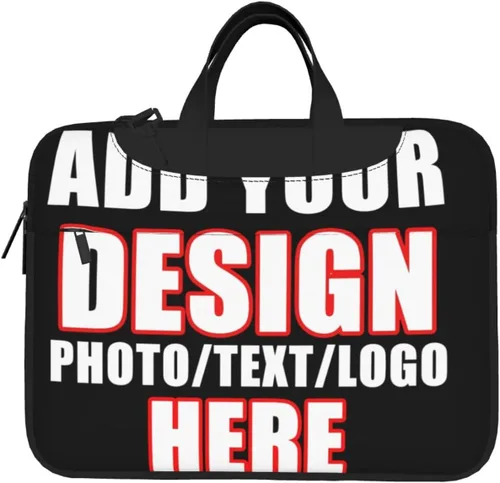 Vista 4 de Bolso bandolera personalizado para laptop para hombres y mujeres