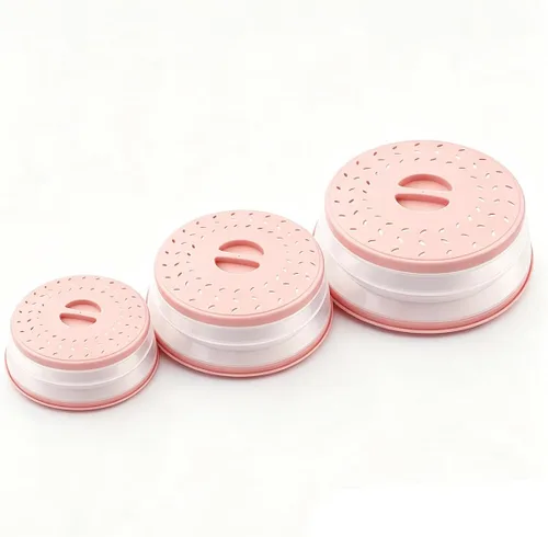 Vista 22 de Cubierta plegable para salpicaduras de microondas, cubierta para platos de microondas con ventilación de vapor, silicona y plástico sin BPA