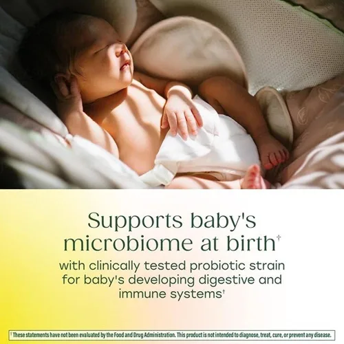 Vista 4 de MegaFood Baby & Me 2 Probiótico prenatal, prebióticos vegetarianos para el embarazo y probióticos para mujeres, salud digestiva y apoyo inmunológico