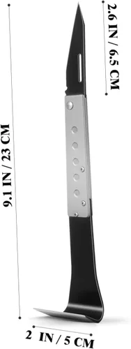 Vista 5 de Herramientas de raspador de corteza multiusos Herramienta de descortezado, herramientas de mano, tallado de troncos, carpintería, herramienta