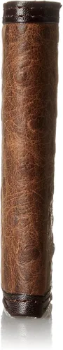 Vista 3 de Nocona Trifold - Avestruz marrón para hombre