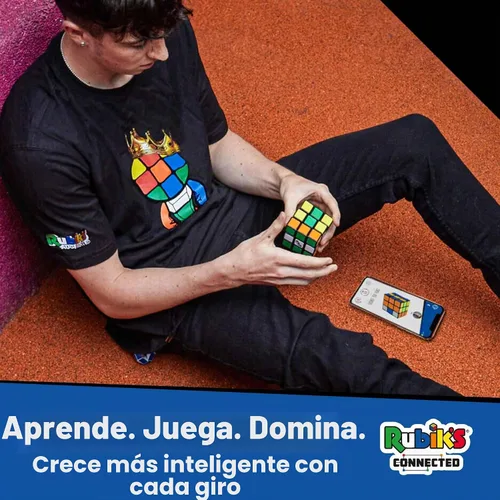 Vista 6 de El Rubik's Connected Original, pasa de principiante a profesional en poco tiempo. Cubo de velocidad inteligente magnético 3x3. Aplicación fácil
