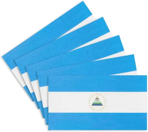 Vista 41 de CANTENDO 5 calcomanías de vinilo reflectante de la bandera argentina para parachoques de ventana de coche, adhesivo impermeable (2.5 x 4.5 pulgadas)