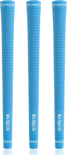 Vista 19 de Mile High Life Women Golf Grips Standard Anti-Slip Rubber 3 Pack Negro