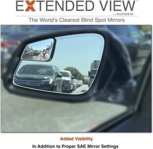 Vista 5 de Espejos de punto ciego, compatibles con BMW M6 Convertible Extended View