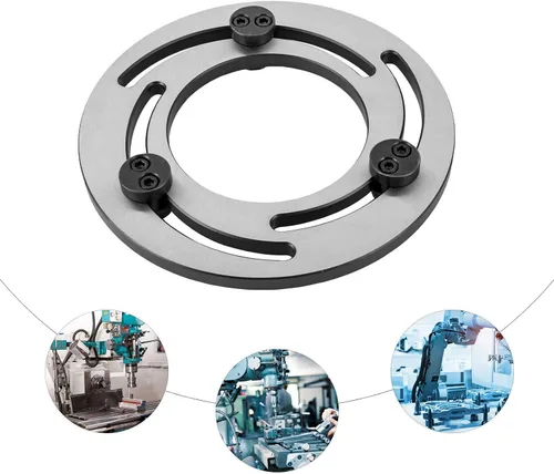 Vista 9 de Xuthusman Anillo de mandíbula de 3 mandíbulas 8 "Garra de presión hidráulica ajustable para CNC Torno Chuck Accesorios Acero